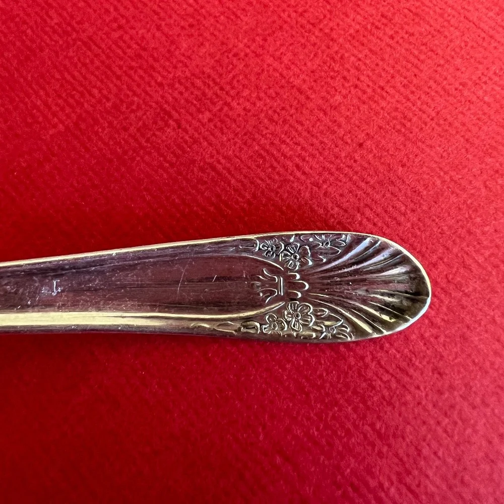 Crown Silverplate Small Sauce Ladle - 1939 Radiance Pattern